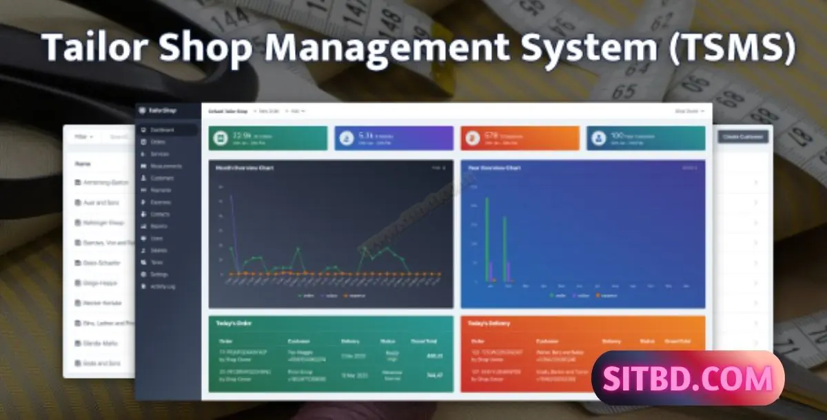 Tailor Shop Management System (TSMS) 1.7.5
